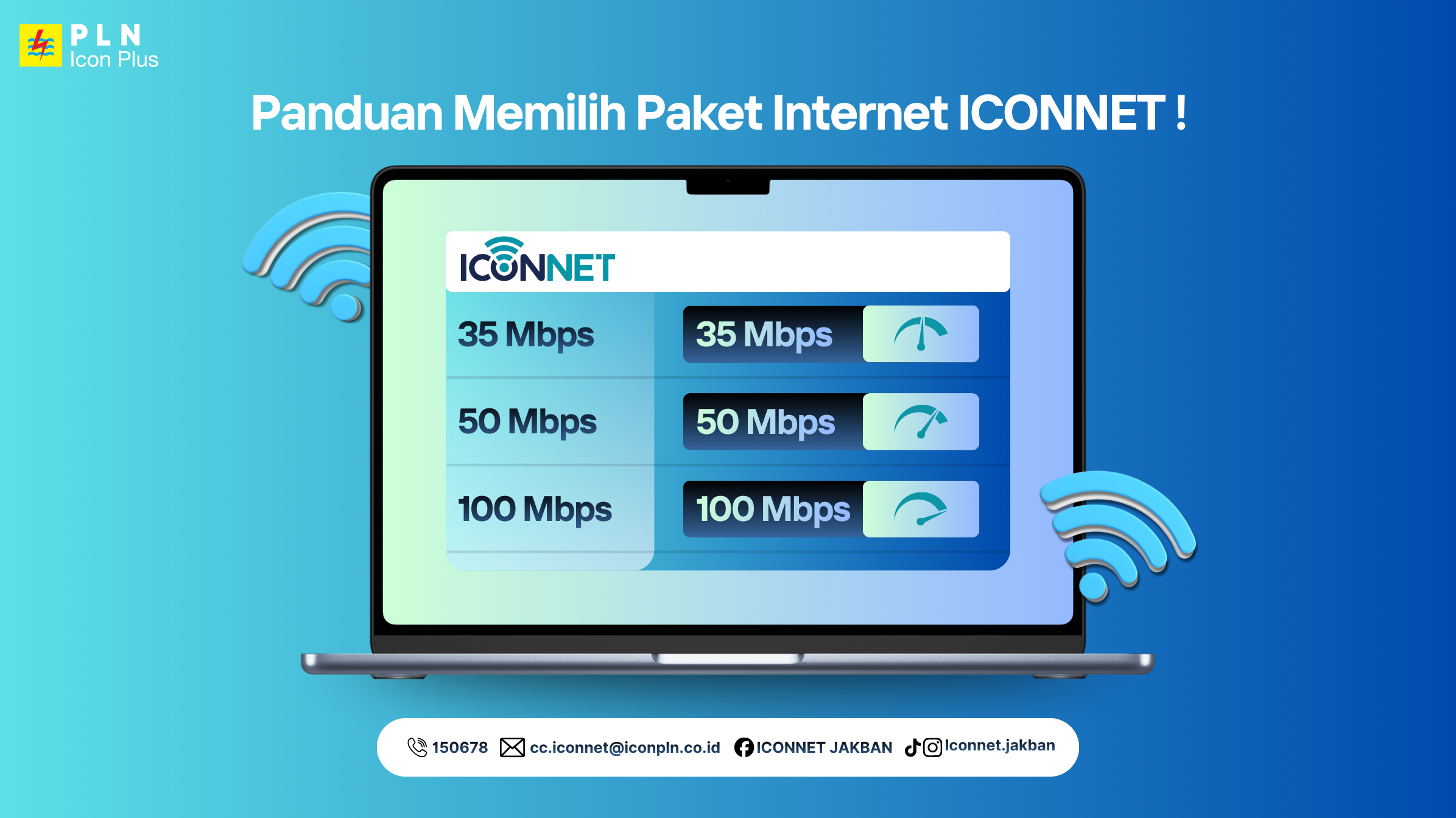 Panduan Memilih Paket Internet ICONNET: 35, 50, atau 100 Mbps Sesuai Kebutuhan Rumah